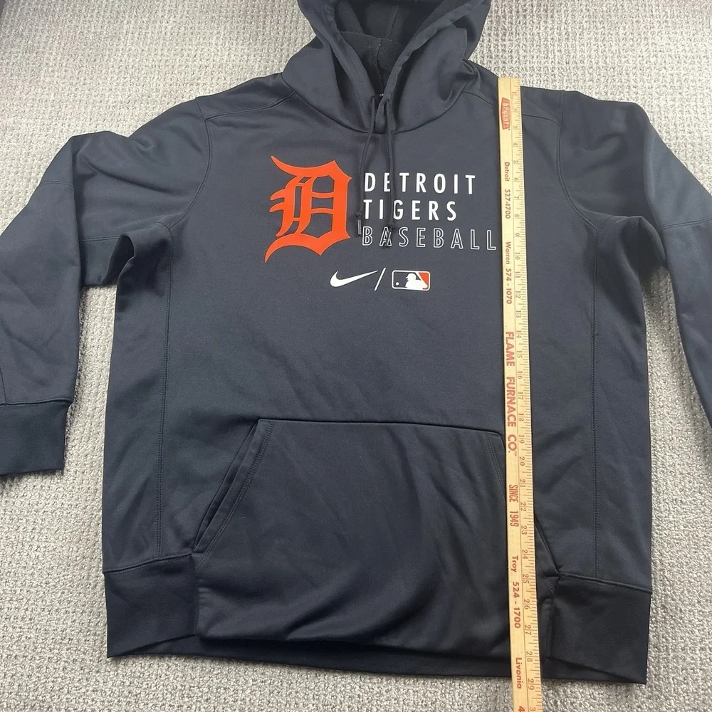 Detroit Tigers Nike Authentic Collection Pullover Hoodie Team Issued Mens XL